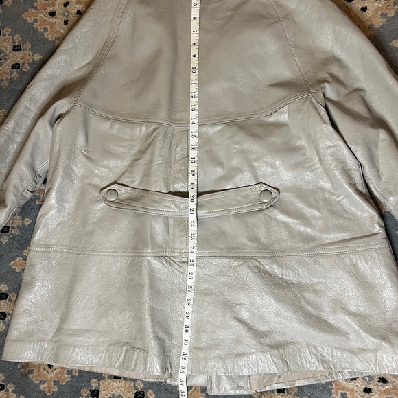 Vintage leather jacket car coat - Picture 8 of 10